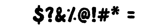 Booo Dripping Font OTHER CHARS