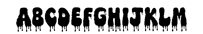 Booo Dripping FONT