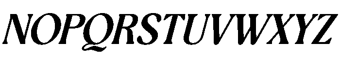 Boost Morale Italic Font LOWERCASE