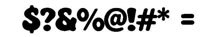 BoostaNose-Regular Font OTHER CHARS