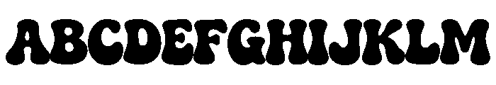 BoostaNose-Regular Font UPPERCASE