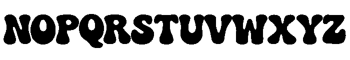 BoostaNose-Regular Font LOWERCASE