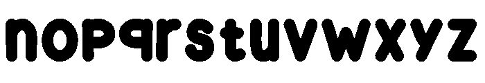 Bootsye Font LOWERCASE