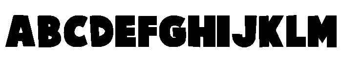 Bopster Regular Font UPPERCASE