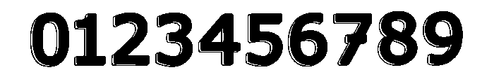 Border Bold Regular Font OTHER CHARS