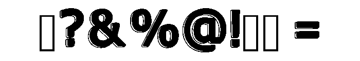 Border Bold Regular Font OTHER CHARS