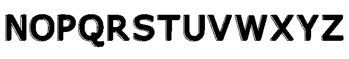 Border Bold Regular Font UPPERCASE