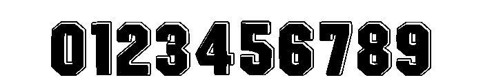 Border Varsity Regular Font OTHER CHARS