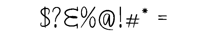 Bordnest Font OTHER CHARS