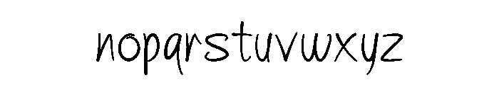 Bordnest Font LOWERCASE