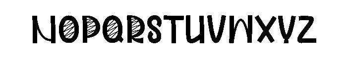 Bored Mowa Font UPPERCASE