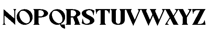 Borgaws Font UPPERCASE