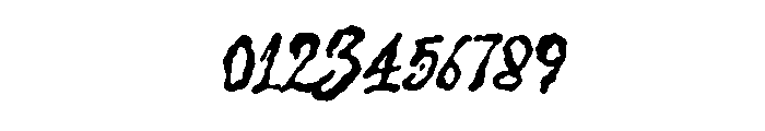 Bornea Brush Regular Font OTHER CHARS
