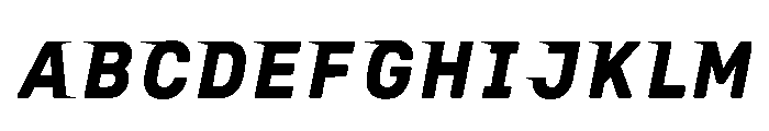 Borneo Regular Font UPPERCASE