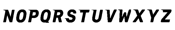Borneo Regular Font UPPERCASE