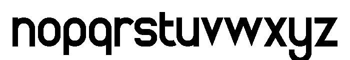 Bornis Font LOWERCASE