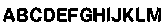Boron Regular Font UPPERCASE