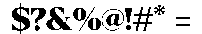 BorthTropical Font OTHER CHARS