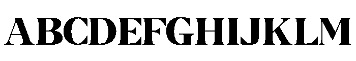 BorthTropical Font UPPERCASE