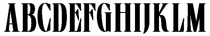 Boserich-Bold Font UPPERCASE
