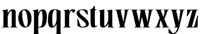 Boserich-Bold Font LOWERCASE
