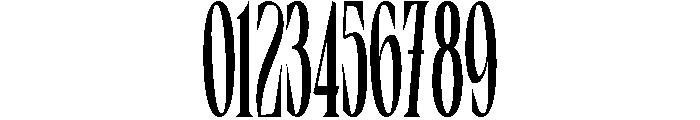 Boserich-Thin Font OTHER CHARS