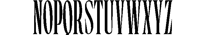 Boserich-Thin Font UPPERCASE
