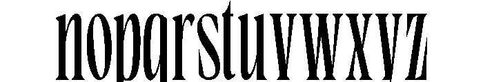 Boserich-Thin Font LOWERCASE