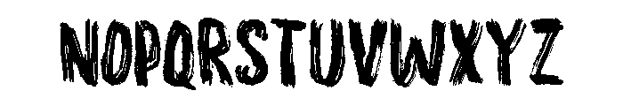 Bosgen Font LOWERCASE