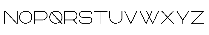 Bosnia Display Font UPPERCASE