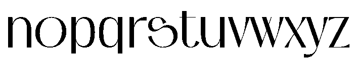 Bostaire Font LOWERCASE