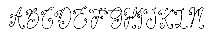 Bostani Robsteria Regular Font UPPERCASE