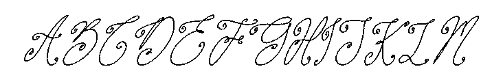 Bostani Robsteria Slant Regular Font UPPERCASE