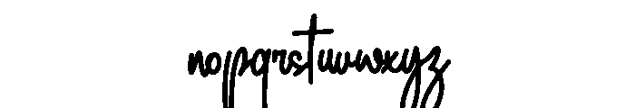 Bostani Font LOWERCASE