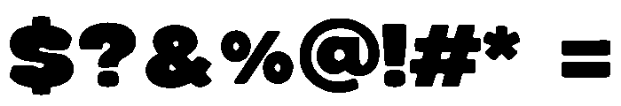 Bostaro Font OTHER CHARS