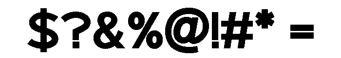 Bostique Black Font OTHER CHARS