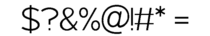 Bostique Light Font OTHER CHARS
