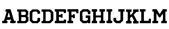 Boston Collage Regular Font UPPERCASE
