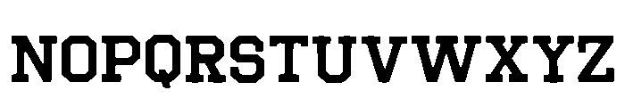 Boston Collage Regular Font LOWERCASE