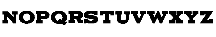 Boston School Regular Font LOWERCASE