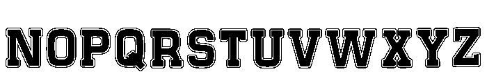 Boston Varsity Regular Font UPPERCASE