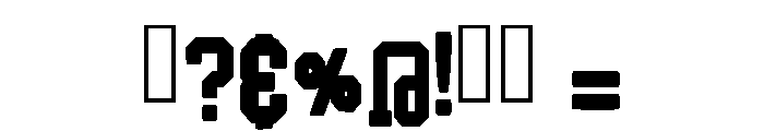 Boston Vintage Regular Font OTHER CHARS
