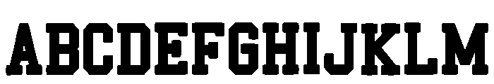 Boston Vintage Regular Font UPPERCASE