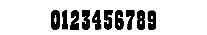 Boston Western Regular Font OTHER CHARS