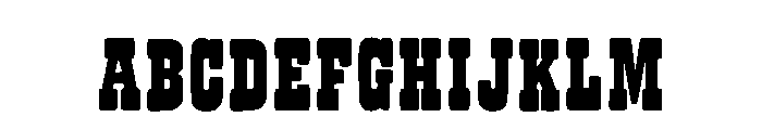 Boston Western Regular FONT