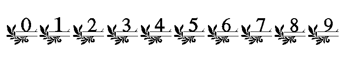 Botanical Laurel Font OTHER CHARS