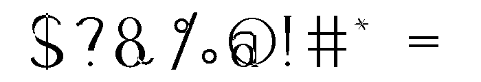 Botanical Noir Regular Font OTHER CHARS