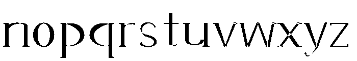 Botanical Noir Regular Font LOWERCASE