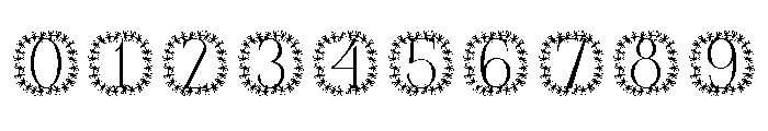 Botanika Ring Monogram Font OTHER CHARS