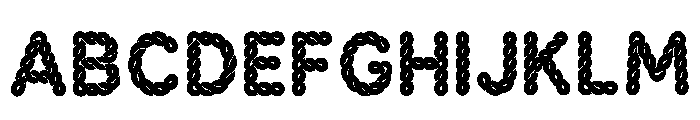 Botany Regular Font UPPERCASE